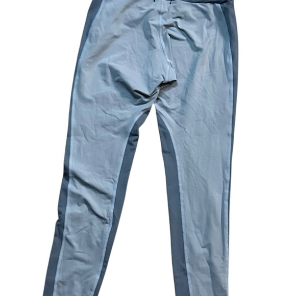 Michi Grey Blue two toned leggings Ruched waist Size Small EUC - Picture 2 of 6